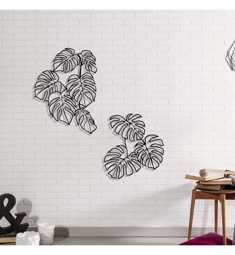 Decorative Metal Wall Accessory, Black, 100% METAL