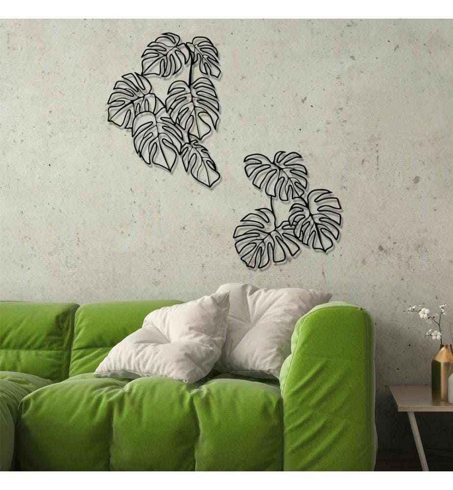 Decorative Metal Wall Accessory, Black, 100% METAL
