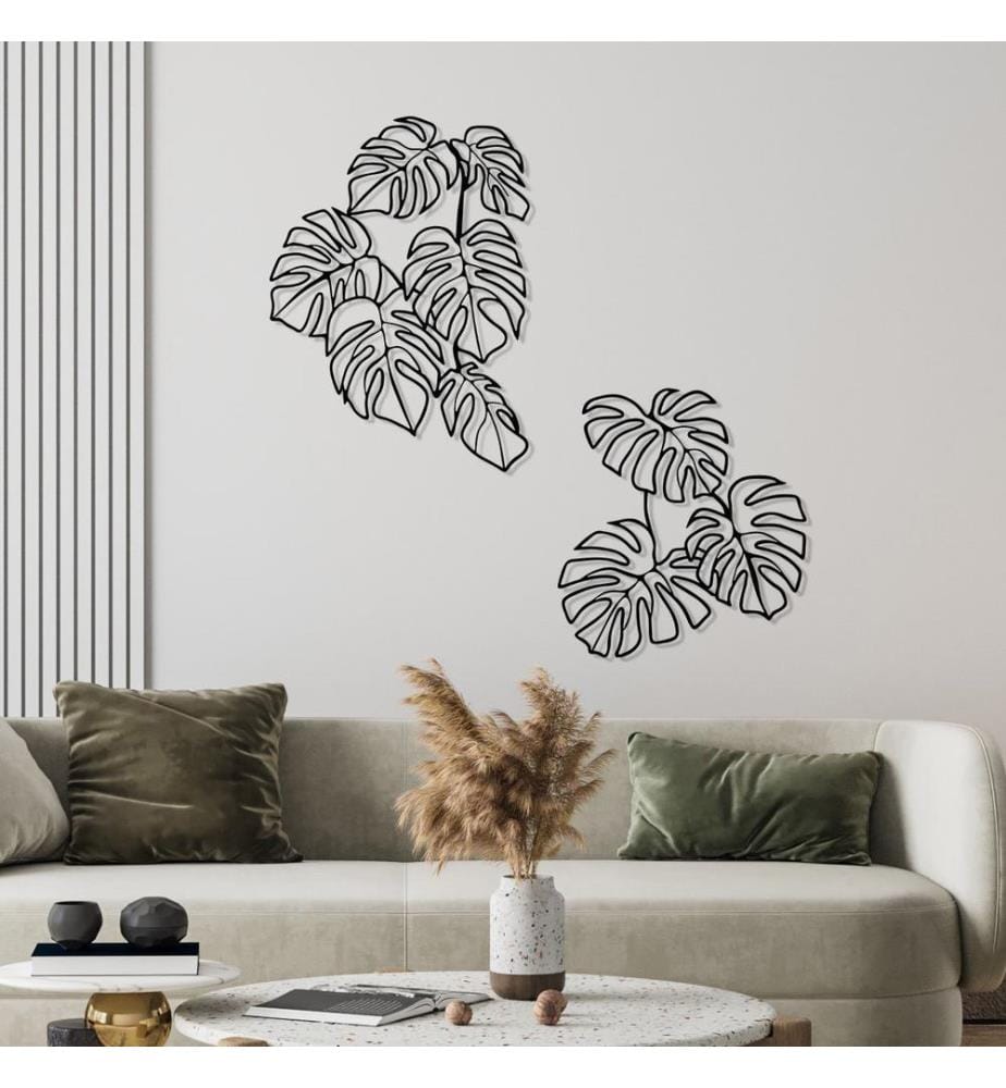 Decorative Metal Wall Accessory, Black, 100% METAL