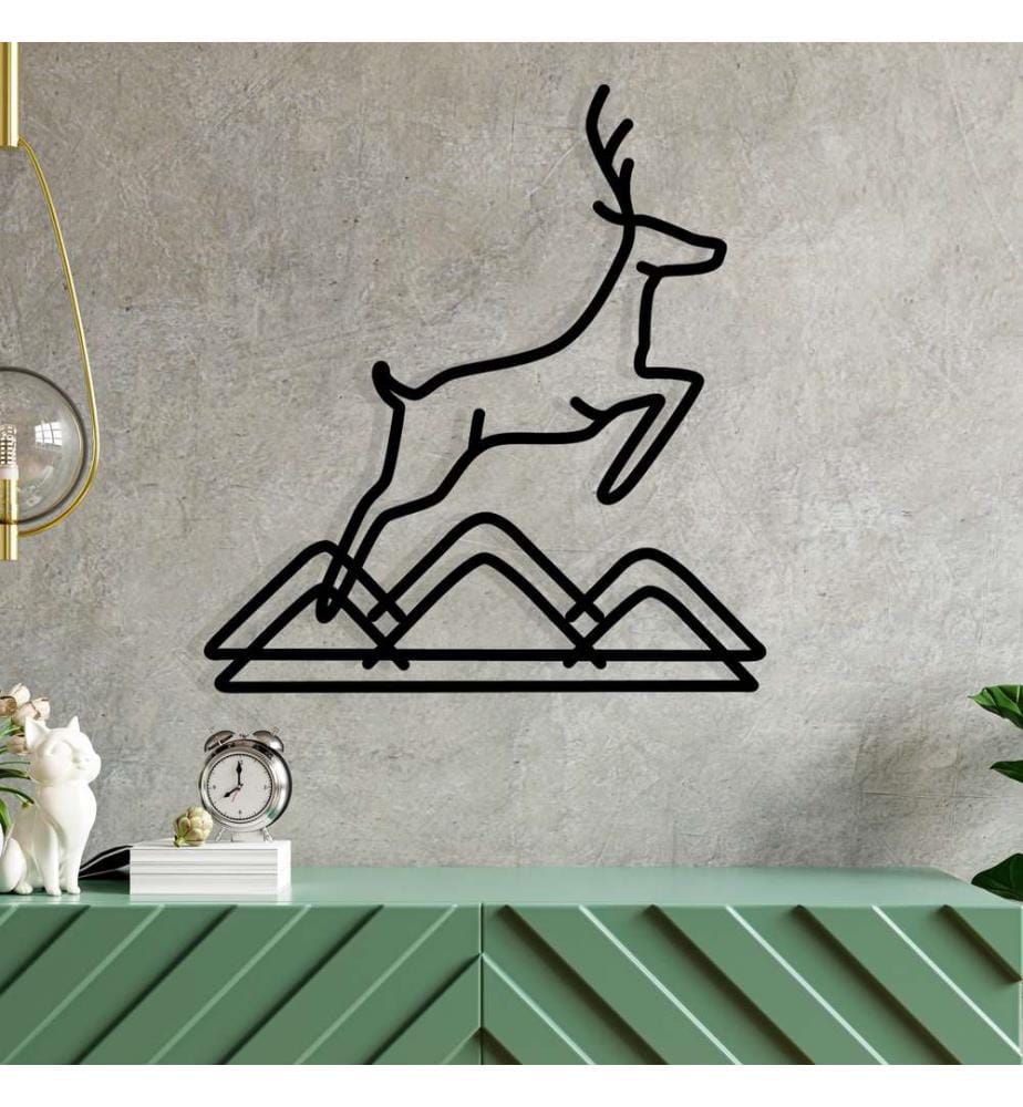Decorative Metal Wall Accessory, Black, 100% METAL
