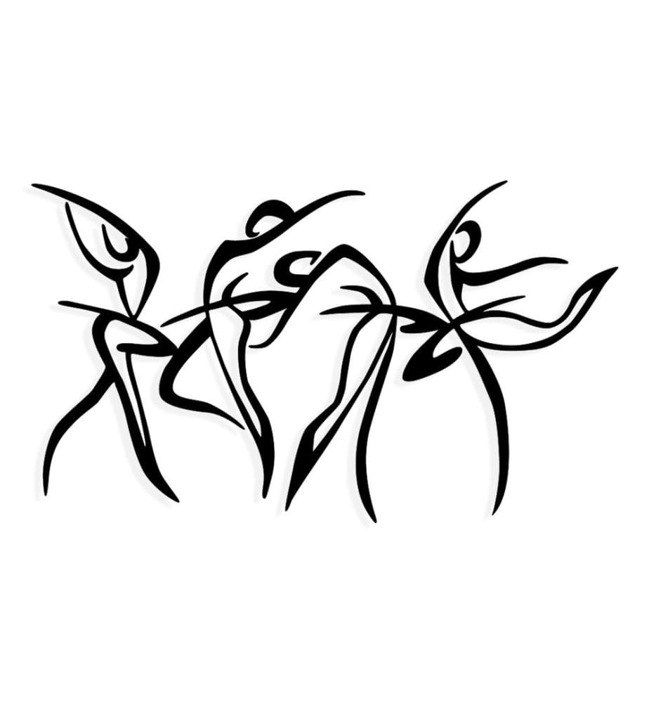 Decorative Metal Wall Accessory, Black, 100% METAL