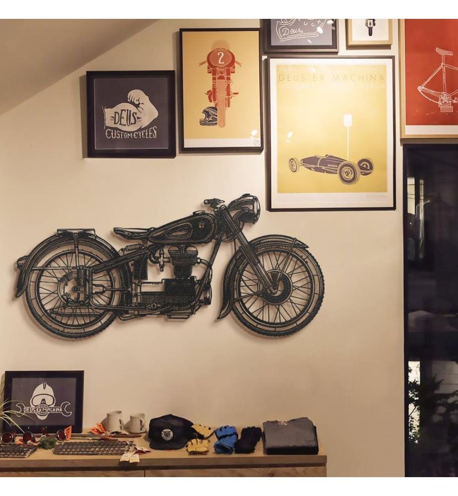 Decorative Metal Wall Accessory, Black, 100% STEEL