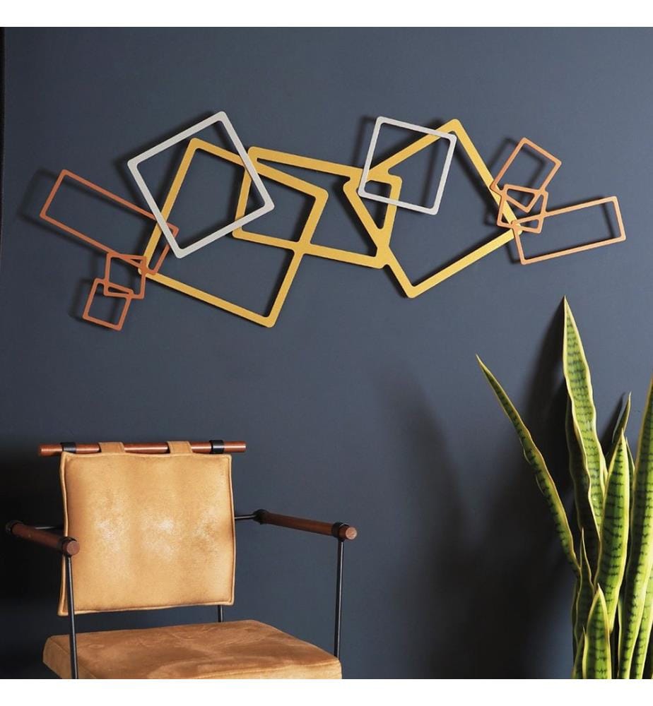 Decorative Metal Wall Accessory, Gold, Silver, Copper, 100% STEEL