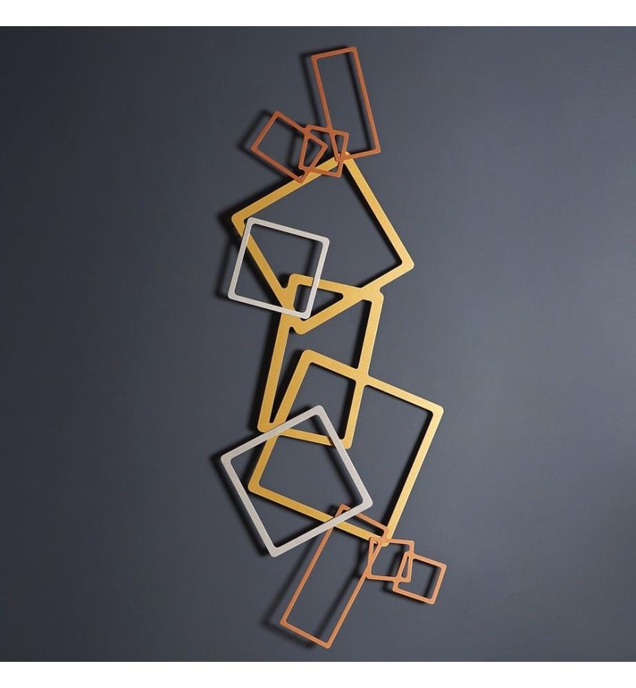 Decorative Metal Wall Accessory, Gold, Silver, Copper, 100% STEEL