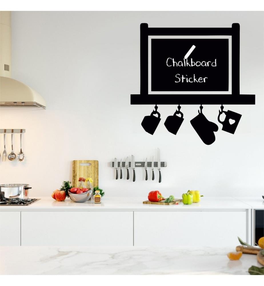 Decorative Wall Sticker, Black, VINLY