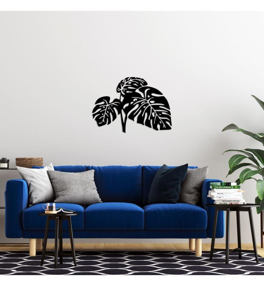 Decorative Metal Wall Accessory, Black, 100% METAL