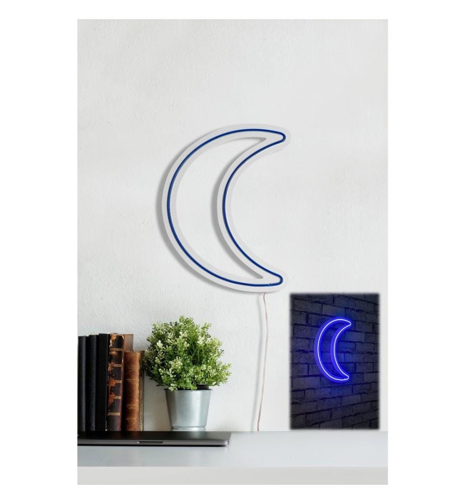 Éclairage décoratif à LED en plastique, bleu, bandes de néon flexibles, tension de service 12 V