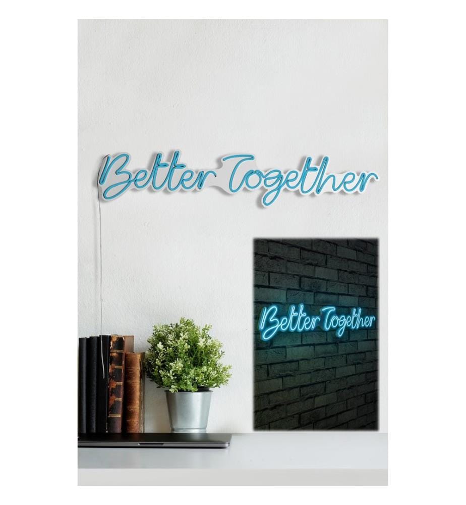 Éclairage décoratif à LED en plastique, bleu, bandes de néon flexibles, tension de service 12 V