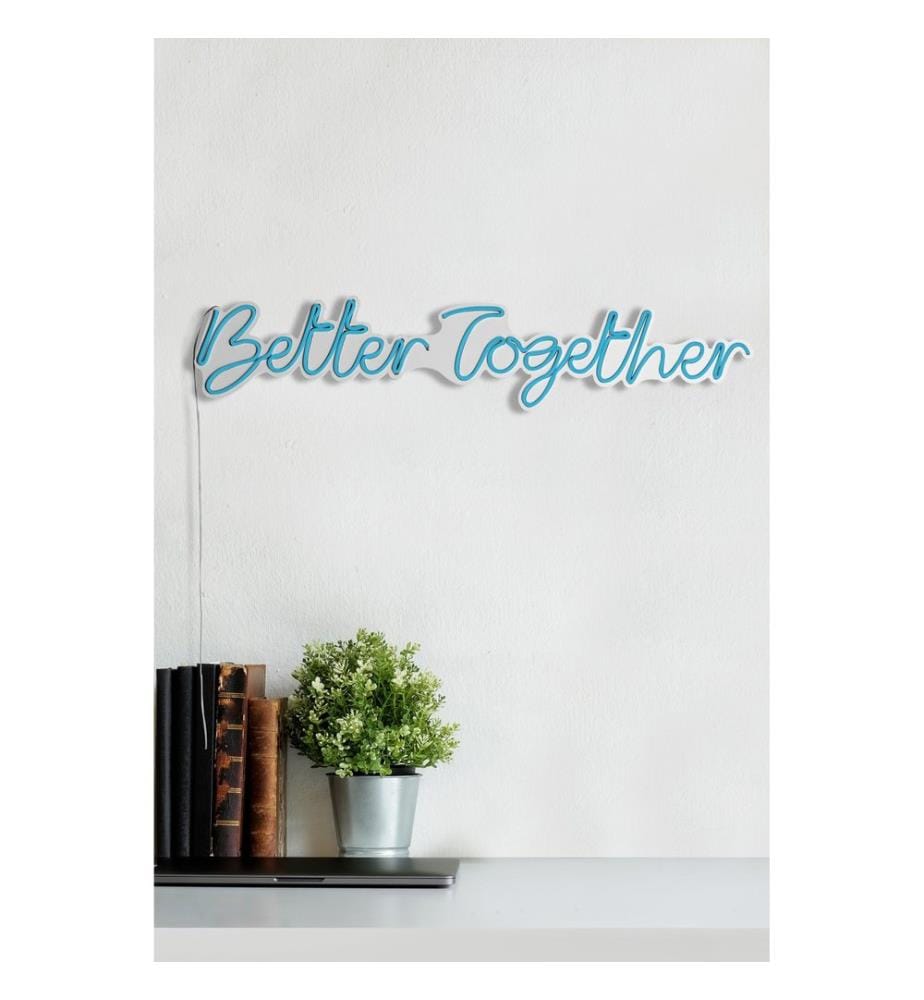 Éclairage décoratif à LED en plastique, bleu, bandes de néon flexibles, tension de service 12 V