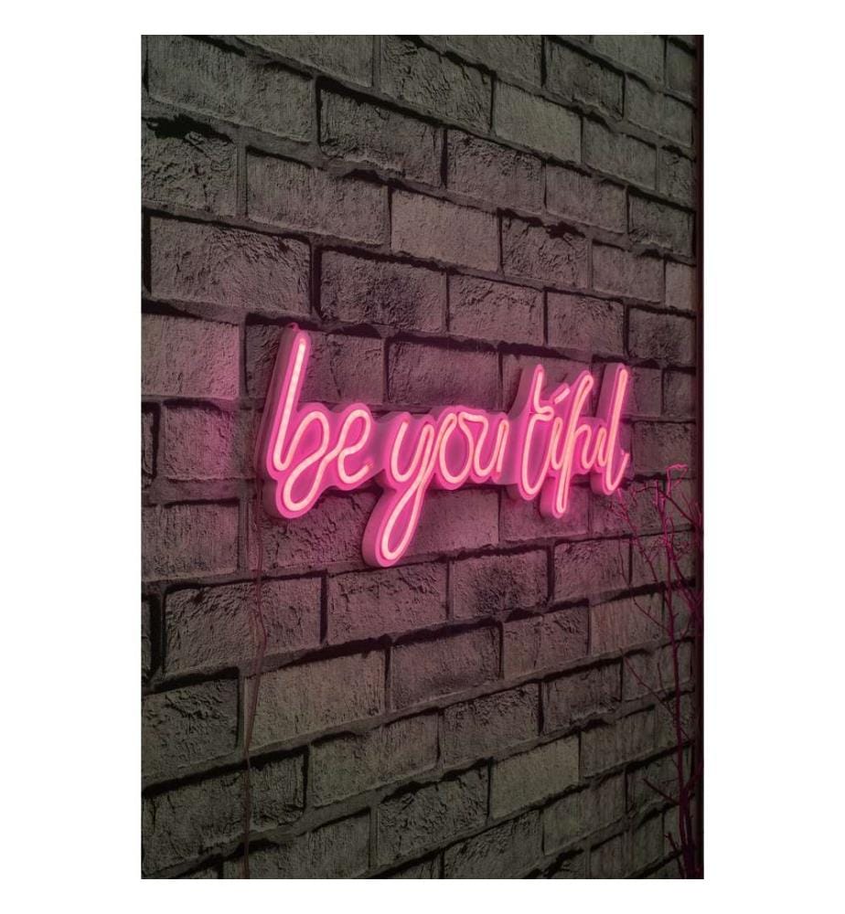 Éclairage décoratif à LED en plastique, rose, bandes de néon flexibles, tension d'alimentation 12 V