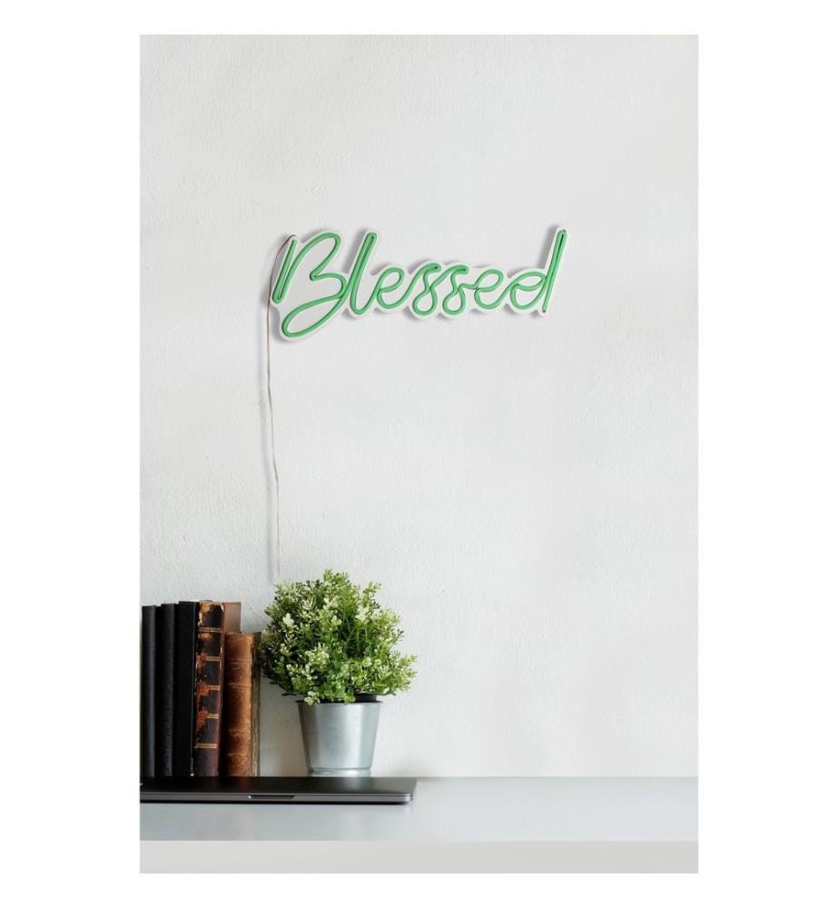 Illuminazione decorativa a LED in plastica, verde, strisce al neon flessibili, tensione di esercizio 12 V CC