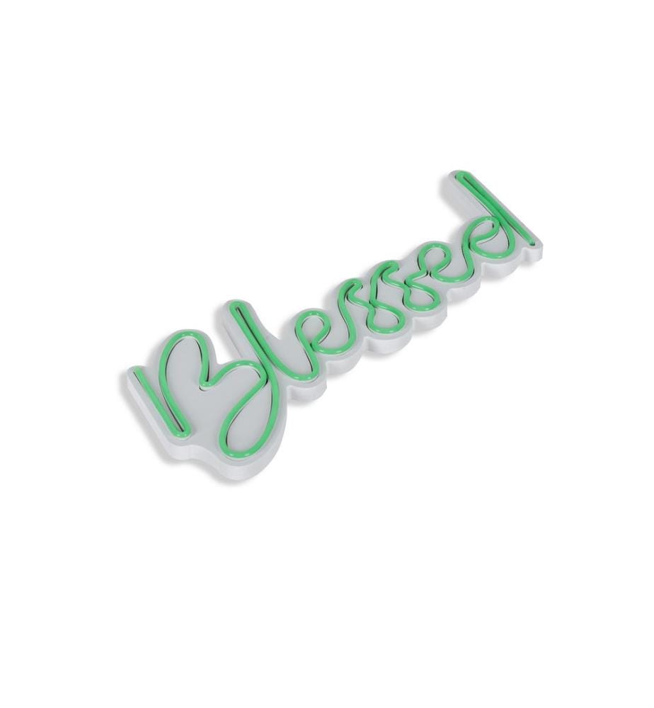 Illuminazione decorativa a LED in plastica, verde, strisce al neon flessibili, tensione di esercizio 12 V CC