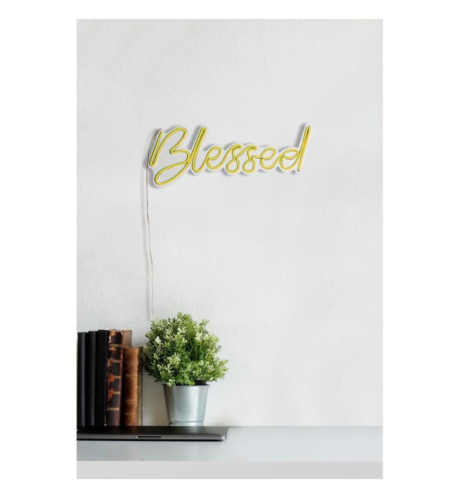 Éclairage décoratif à LED en plastique, jaune, bandes de néon flexibles, tension d'alimentation 12 V