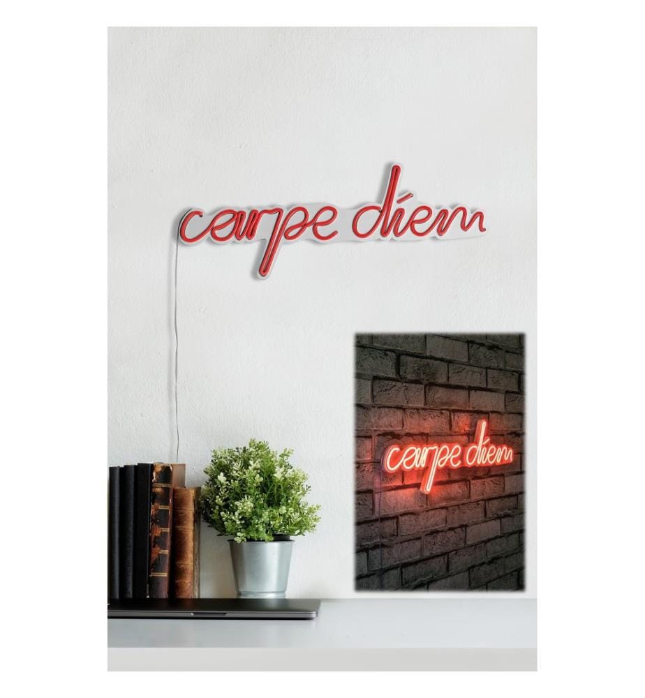 Illuminazione decorativa a LED in plastica, strisce al neon flessibili rosse, tensione di esercizio 12 V CC