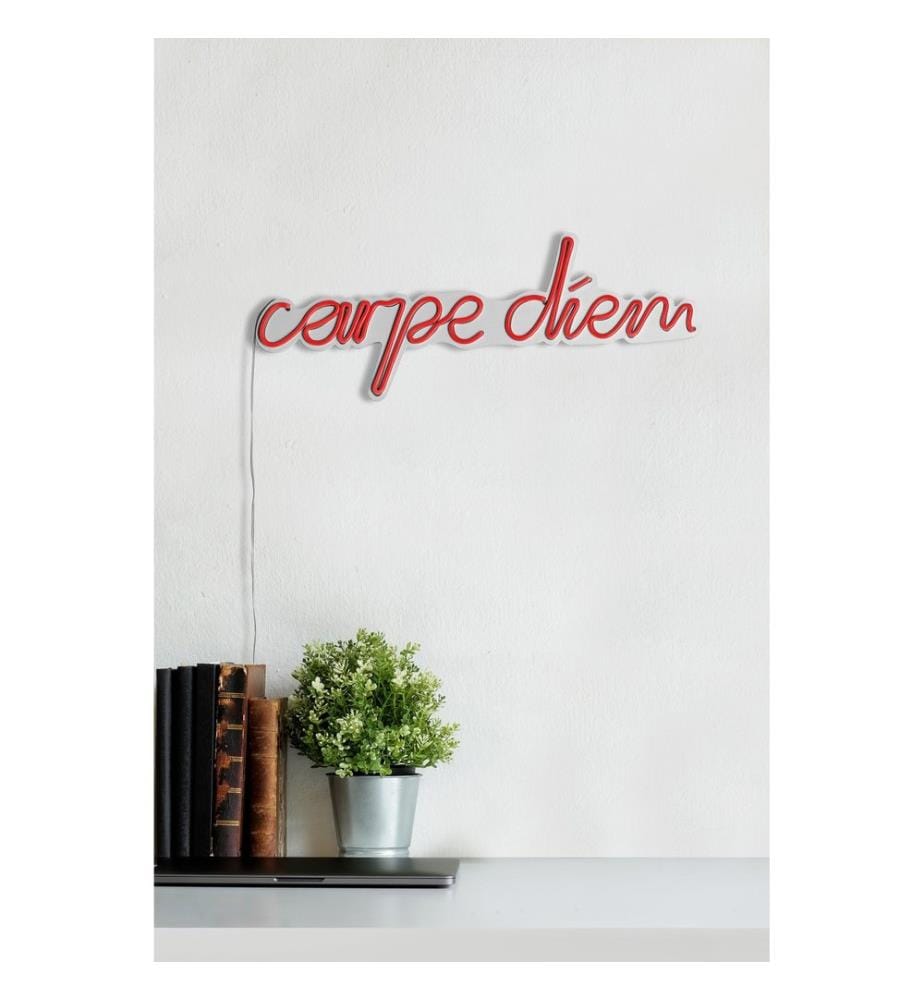 Illuminazione decorativa a LED in plastica, strisce al neon flessibili rosse, tensione di esercizio 12 V CC