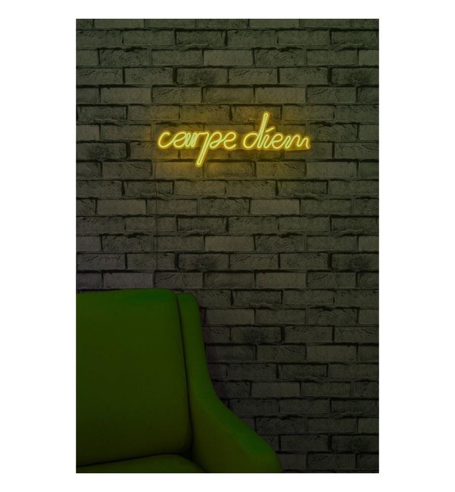 Éclairage décoratif à LED en plastique, jaune, bandes de néon flexibles, tension d'alimentation 12 V