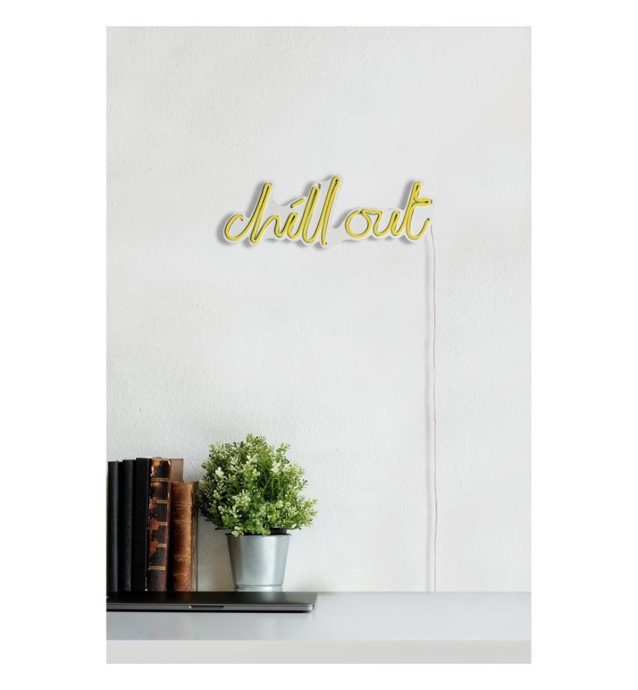 Éclairage décoratif à LED en plastique, jaune, bandes de néon flexibles, tension d'alimentation 12 V
