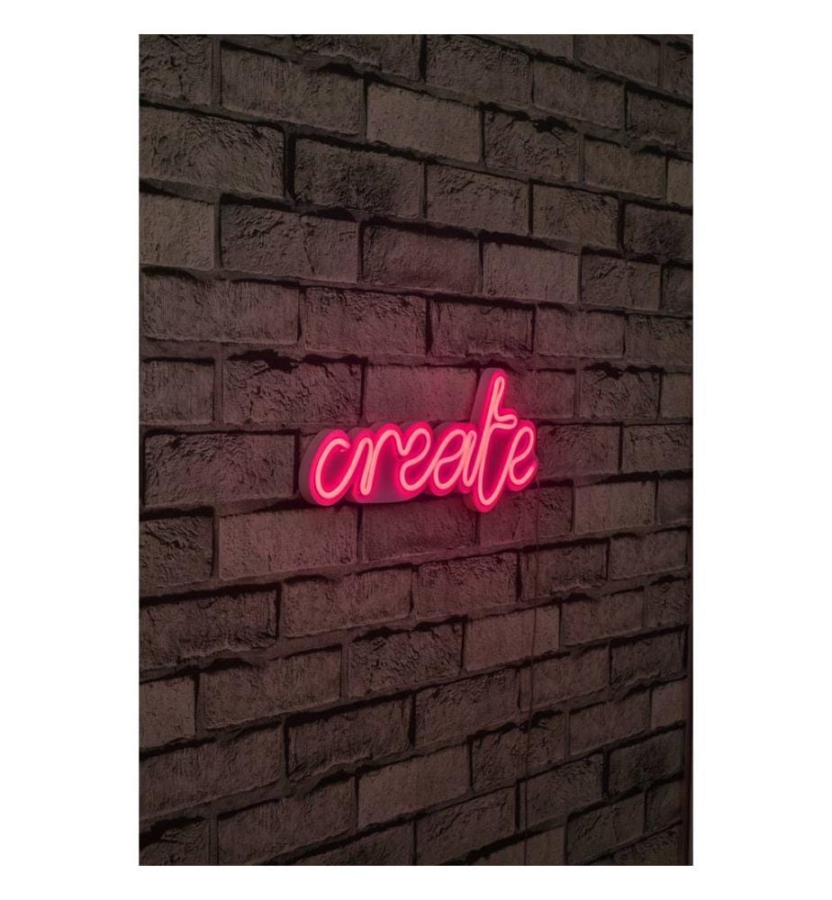 Éclairage décoratif à LED en plastique, rose, bandes de néon flexibles, tension d'alimentation 12 V
