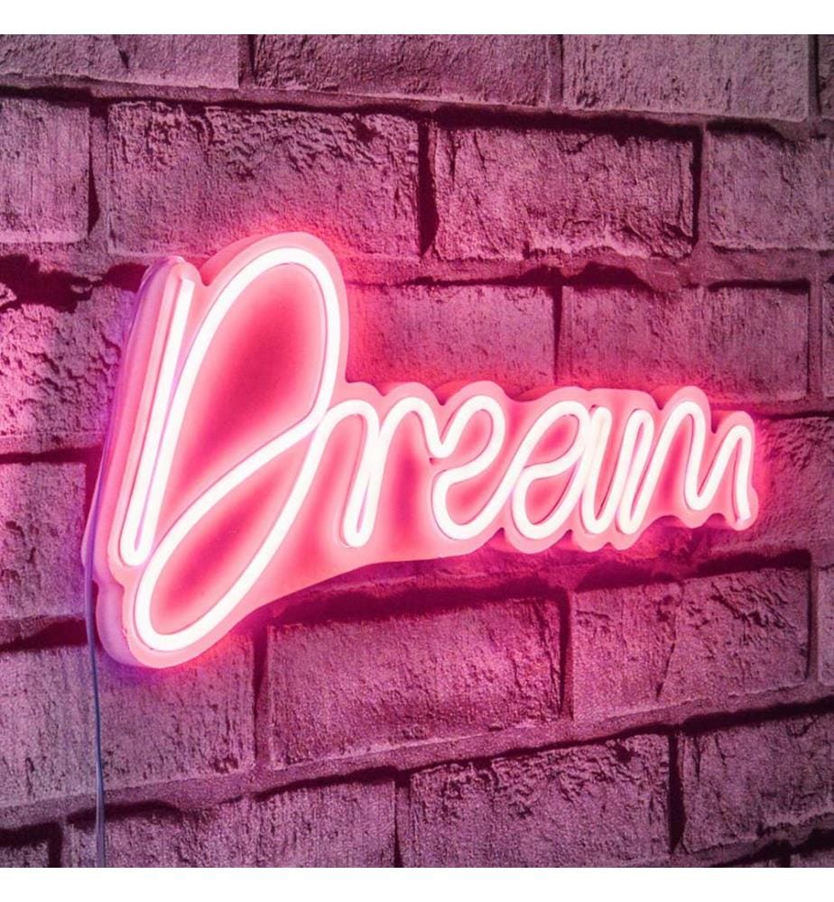 Illuminazione decorativa a LED in plastica, rosa, strisce al neon flessibili, tensione di esercizio 12 V CC