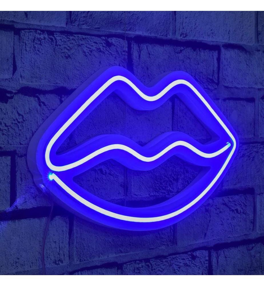 Éclairage décoratif à LED en plastique, bleu, bandes de néon flexibles, tension de service 12 V
