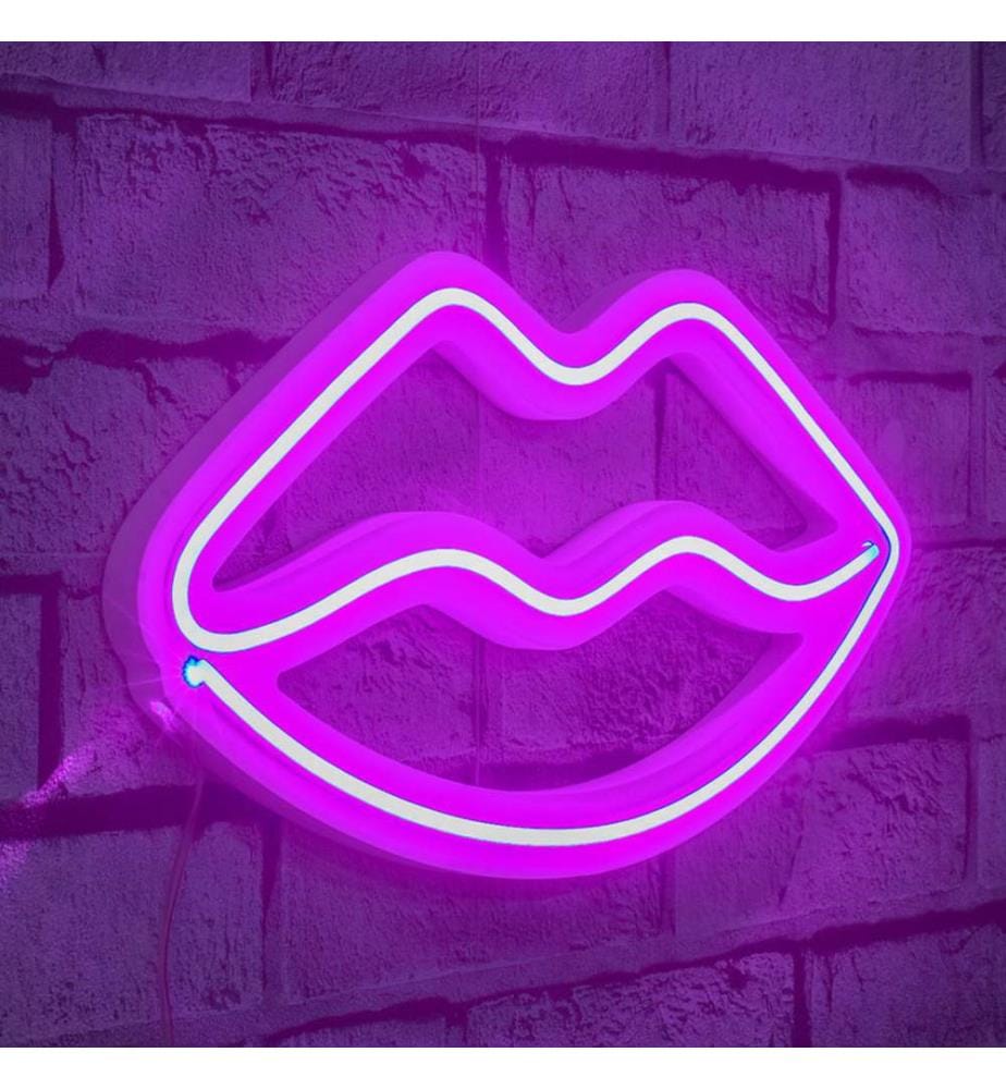Illuminazione decorativa a LED in plastica, rosa, strisce al neon flessibili, tensione di esercizio 12 V CC