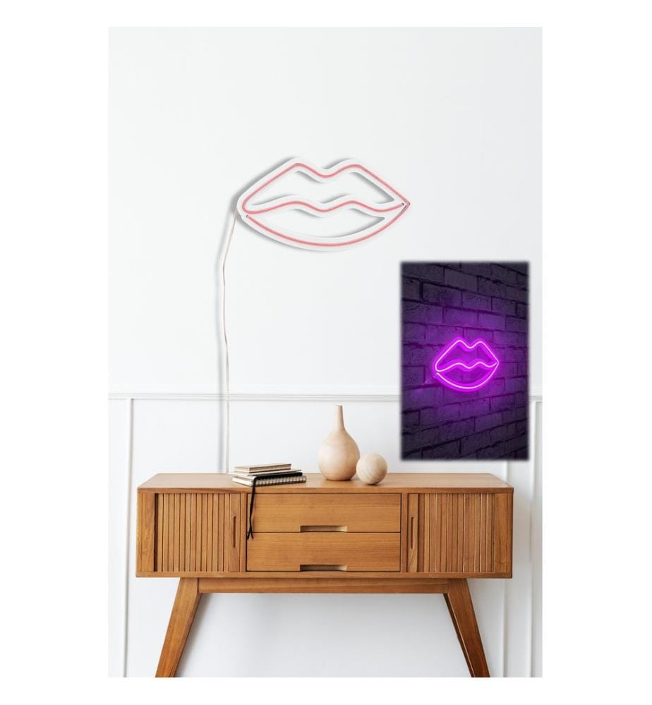 Illuminazione decorativa a LED in plastica, rosa, strisce al neon flessibili, tensione di esercizio 12 V CC