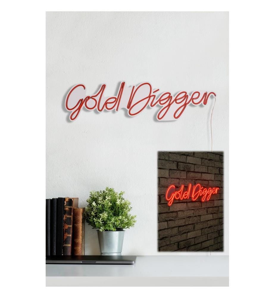 Illuminazione decorativa a LED in plastica, strisce al neon flessibili rosse, tensione di esercizio 12 V CC