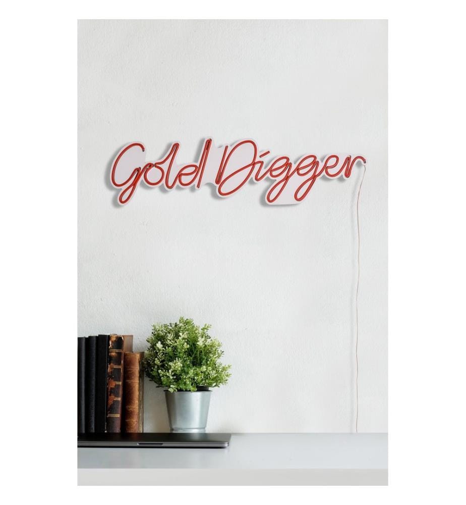 Illuminazione decorativa a LED in plastica, strisce al neon flessibili rosse, tensione di esercizio 12 V CC