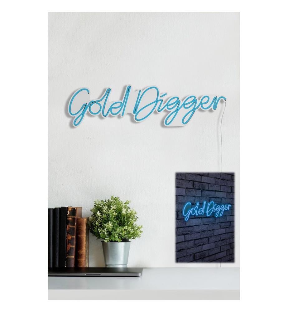 Illuminazione decorativa a LED in plastica, blu, strisce al neon flessibili, tensione di esercizio 12 V CC