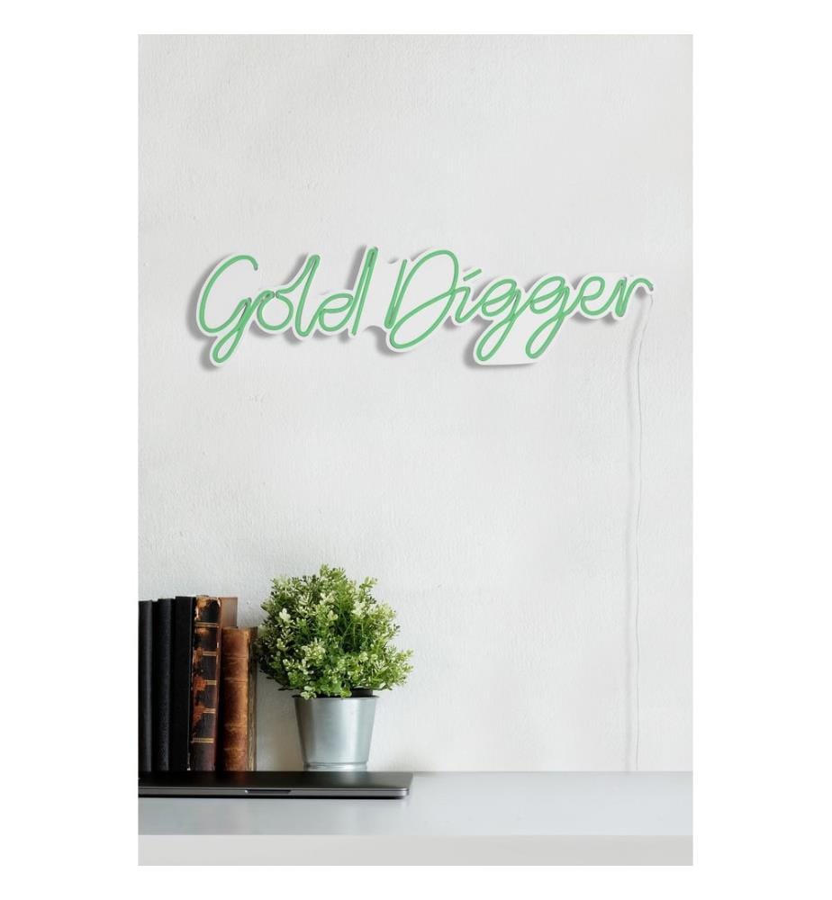 Illuminazione decorativa a LED in plastica, verde, strisce al neon flessibili, tensione di esercizio 12 V CC