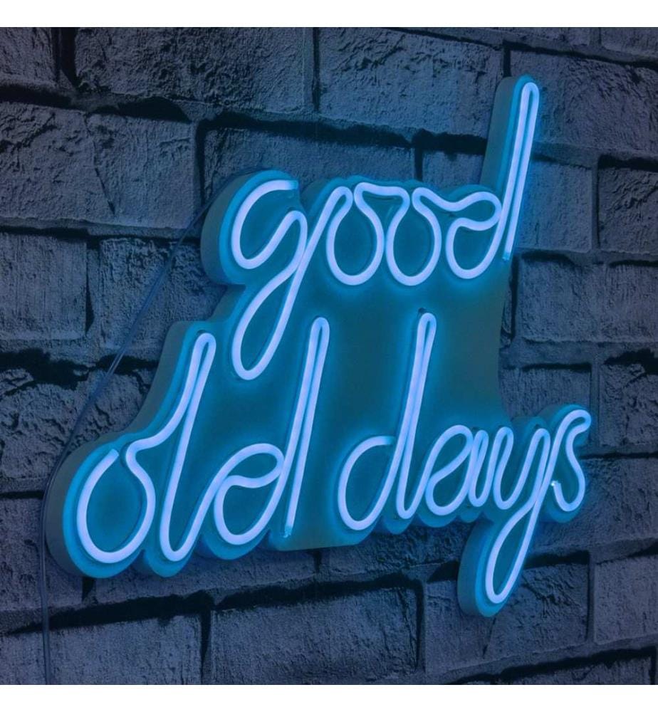 Illuminazione decorativa a LED in plastica, blu, strisce al neon flessibili, tensione di esercizio 12 V CC