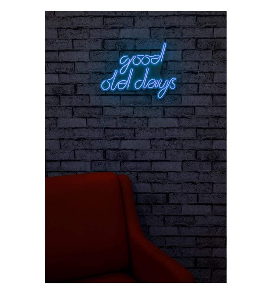 Illuminazione decorativa a LED in plastica, blu, strisce al neon flessibili, tensione di esercizio 12 V CC