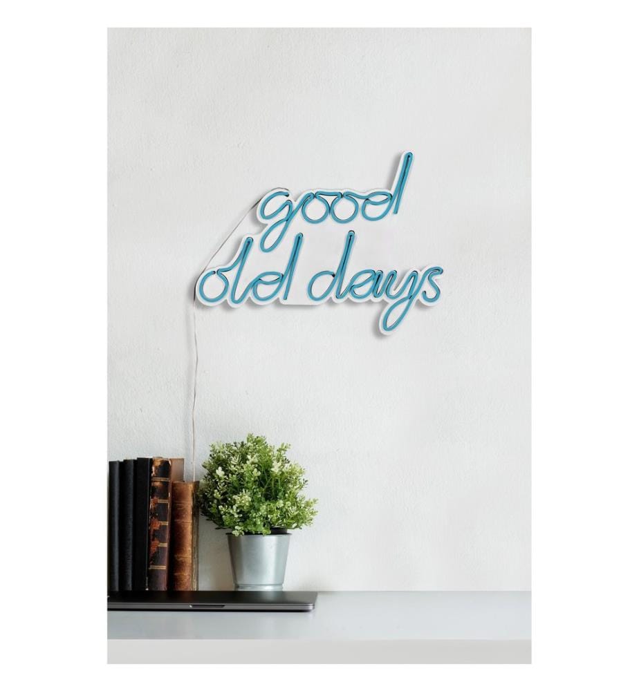 Illuminazione decorativa a LED in plastica, blu, strisce al neon flessibili, tensione di esercizio 12 V CC