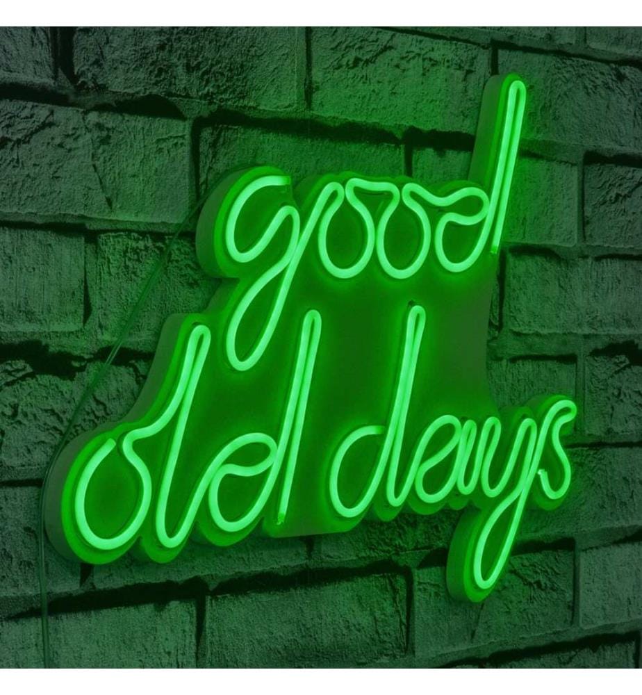 Illuminazione decorativa a LED in plastica, verde, strisce al neon flessibili, tensione di esercizio 12 V CC