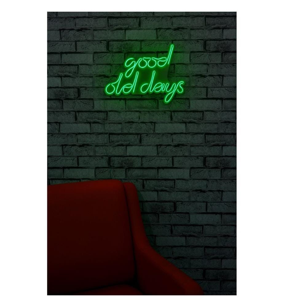 Illuminazione decorativa a LED in plastica, verde, strisce al neon flessibili, tensione di esercizio 12 V CC