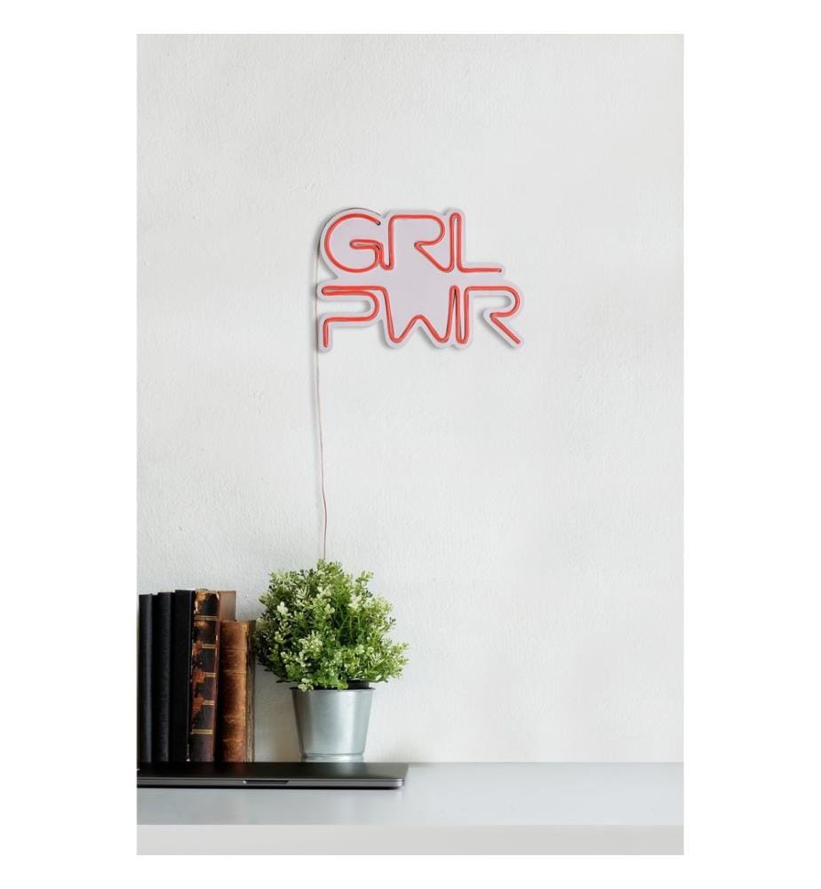 Illuminazione decorativa a LED in plastica, strisce al neon flessibili rosse, tensione di esercizio 12 V CC