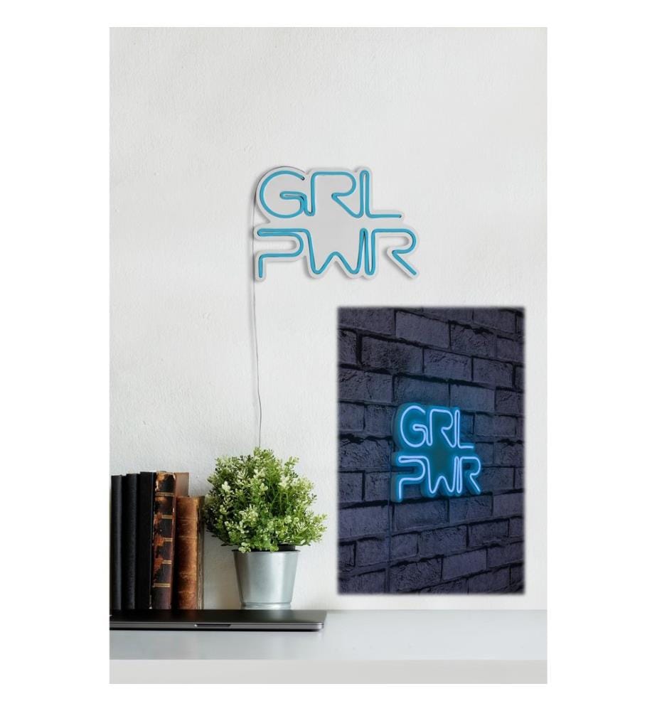 Éclairage décoratif à LED en plastique, bleu, bandes de néon flexibles, tension de service 12 V