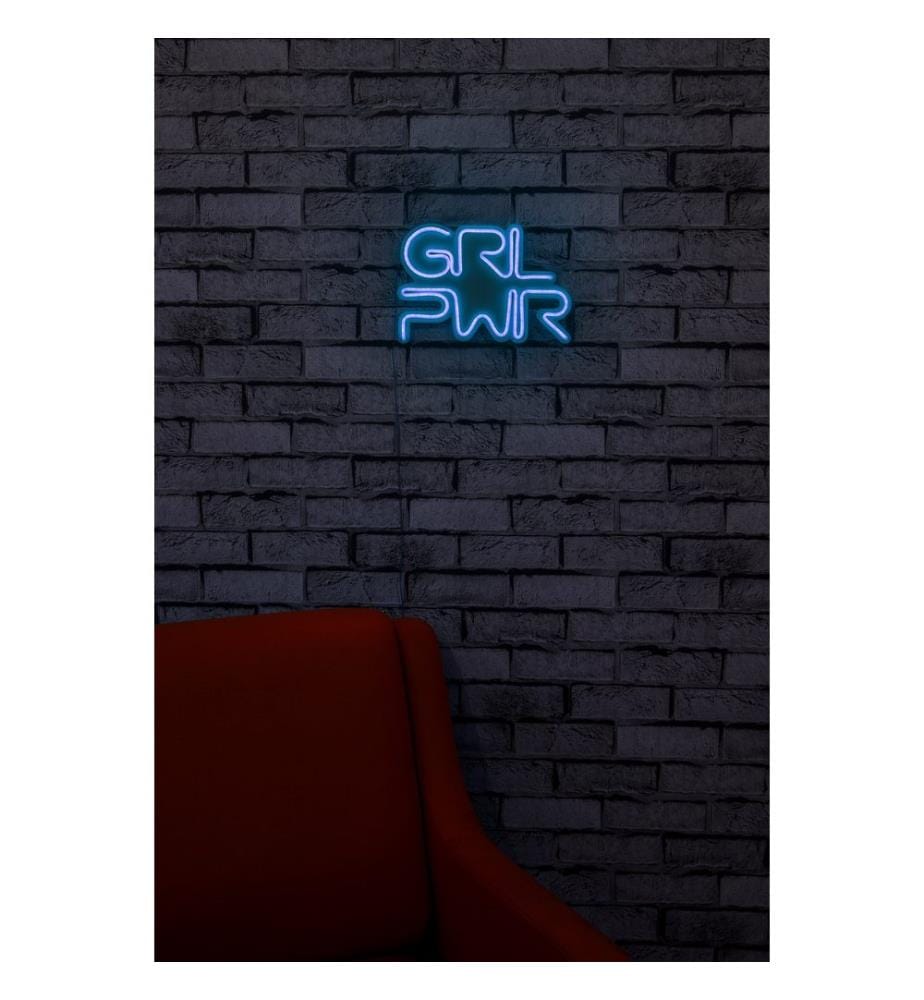 Éclairage décoratif à LED en plastique, bleu, bandes de néon flexibles, tension de service 12 V