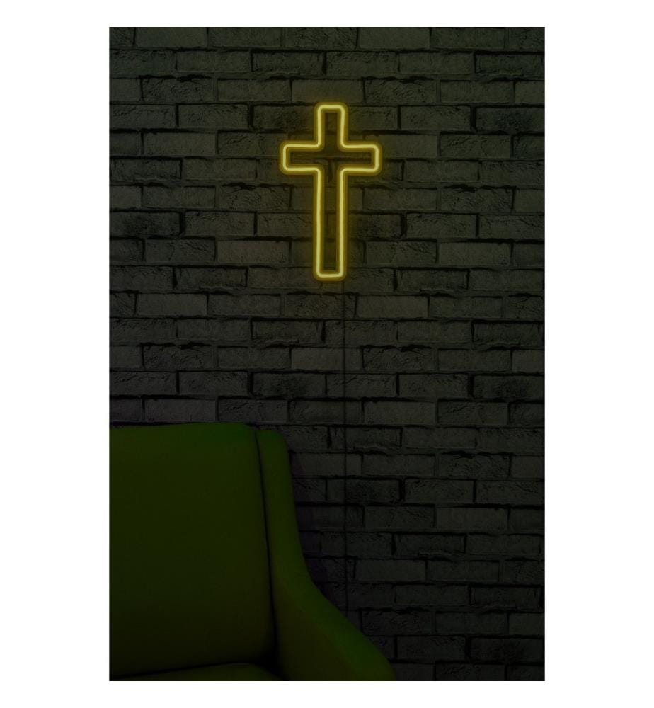 Éclairage décoratif à LED en plastique, jaune, bandes de néon flexibles, tension d'alimentation 12 V
