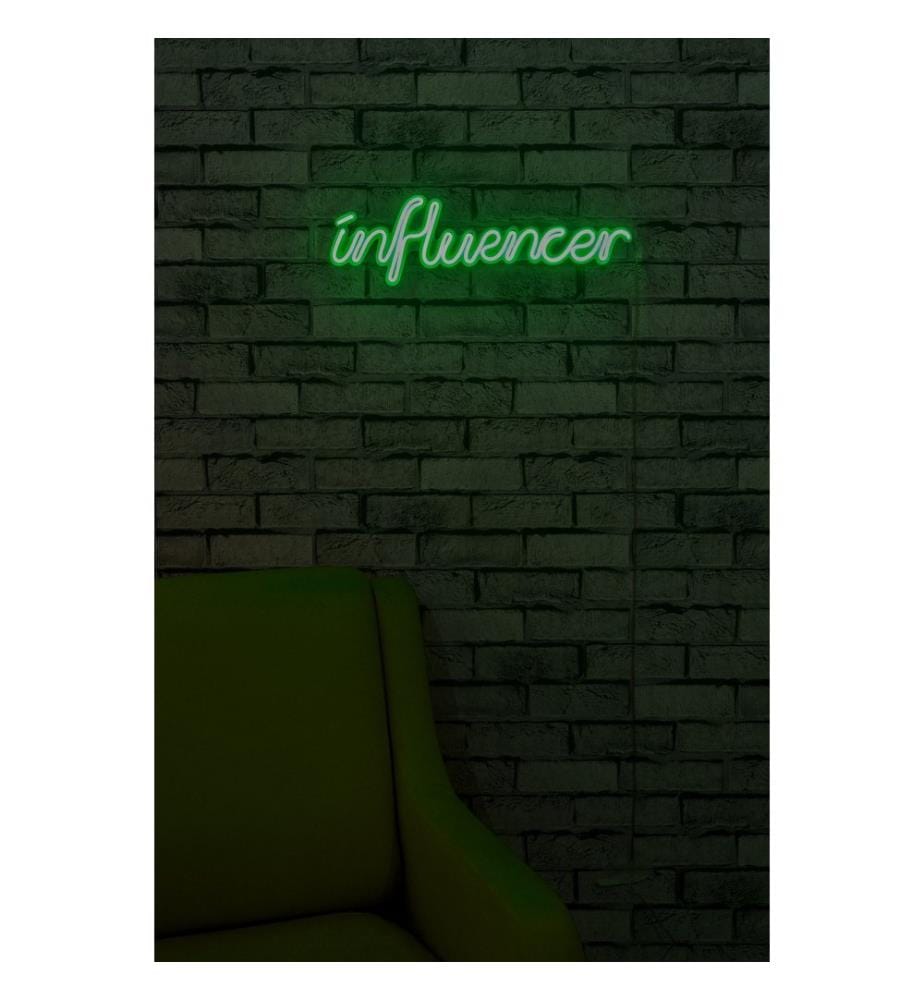 Illuminazione decorativa a LED in plastica, verde, strisce al neon flessibili, tensione di esercizio 12 V CC