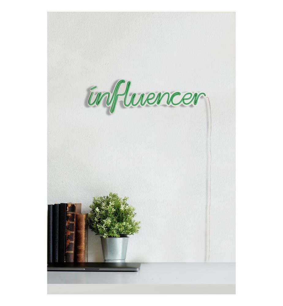 Illuminazione decorativa a LED in plastica, verde, strisce al neon flessibili, tensione di esercizio 12 V CC