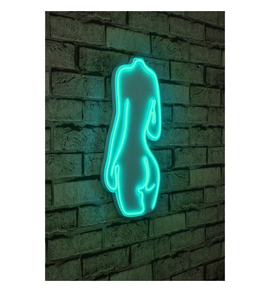 Éclairage décoratif à LED en plastique, bleu, bandes de néon flexibles, tension de service 12 V