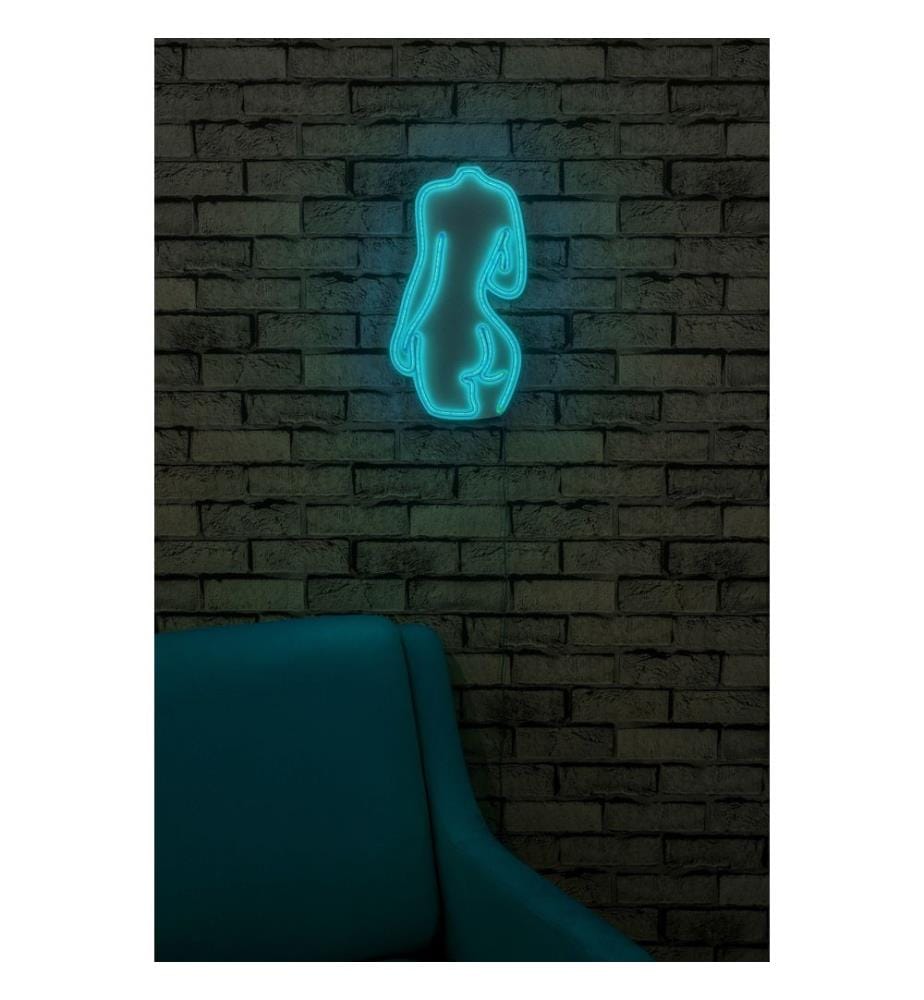 Éclairage décoratif à LED en plastique, bleu, bandes de néon flexibles, tension de service 12 V