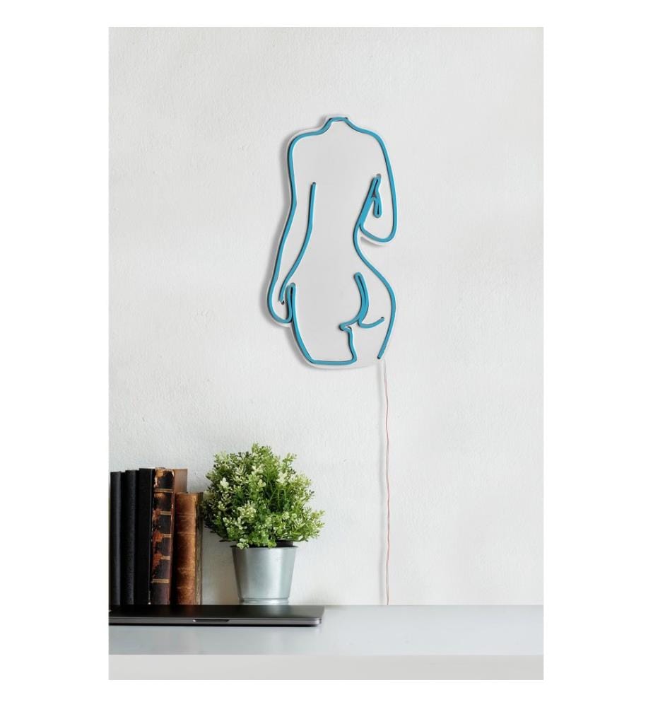 Éclairage décoratif à LED en plastique, bleu, bandes de néon flexibles, tension de service 12 V