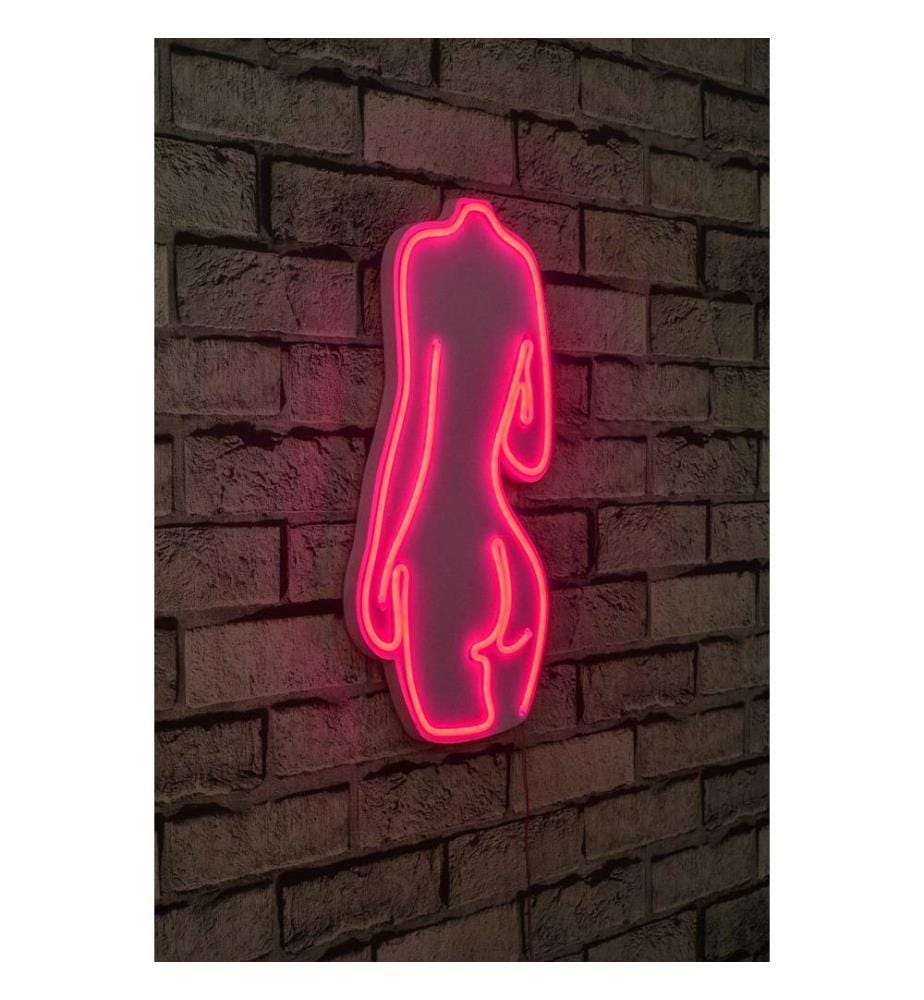 Éclairage décoratif à LED en plastique, rose, bandes de néon flexibles, tension d'alimentation 12 V