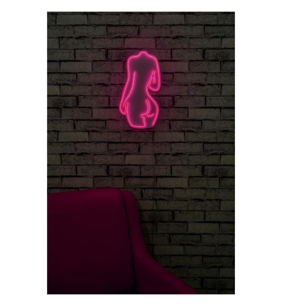 Éclairage décoratif à LED en plastique, rose, bandes de néon flexibles, tension d'alimentation 12 V