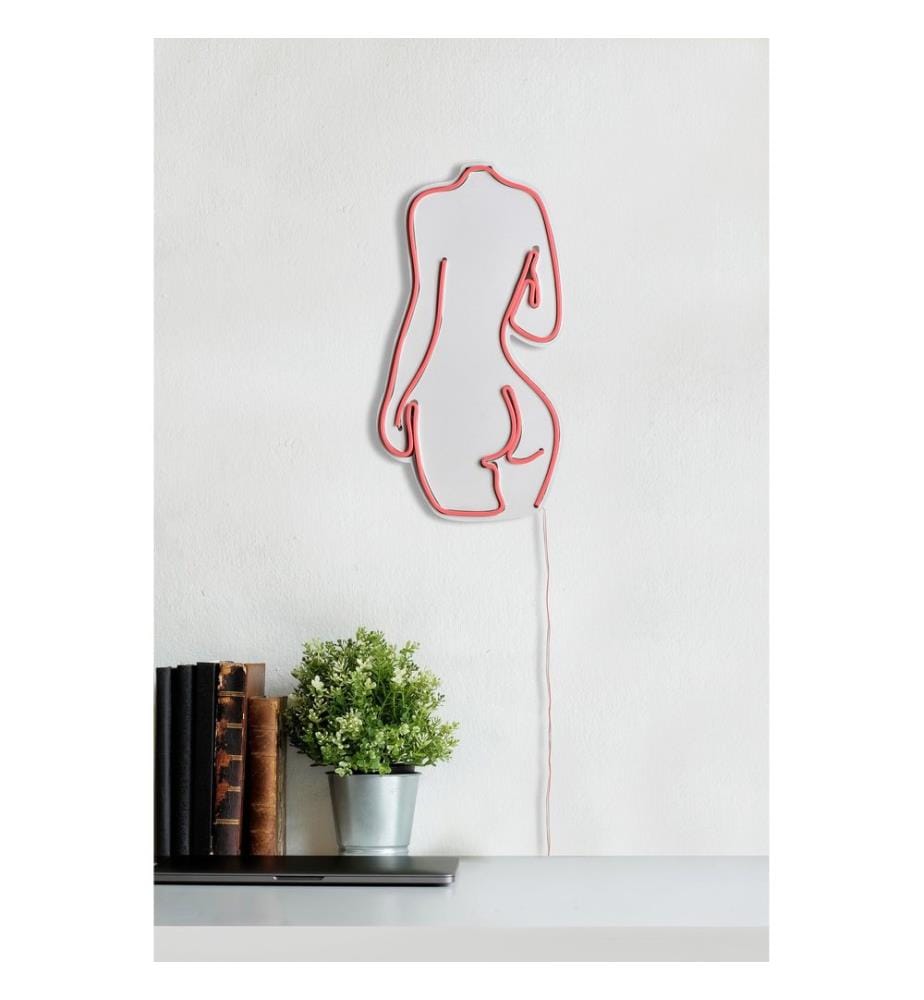 Éclairage décoratif à LED en plastique, rose, bandes de néon flexibles, tension d'alimentation 12 V