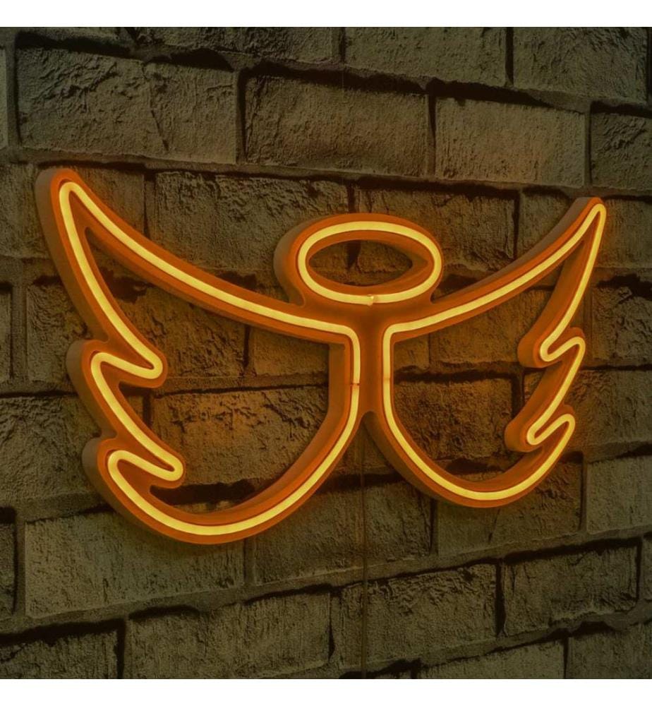 Illuminazione decorativa a LED in plastica, strisce al neon flessibili gialle, tensione di esercizio 12 V CC