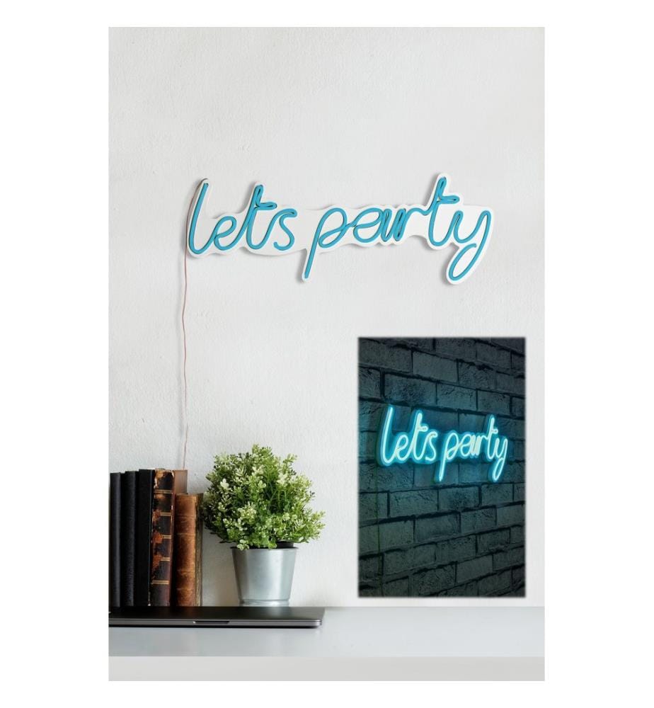 Éclairage décoratif à LED en plastique, bleu, bandes de néon flexibles, tension d'alimentation 12 V