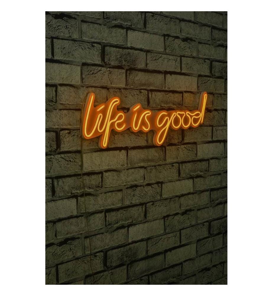 Illuminazione decorativa a LED in plastica, strisce al neon flessibili gialle, tensione di esercizio 12 V CC
